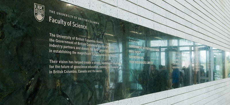 Faculty of Science sign on ESB wall