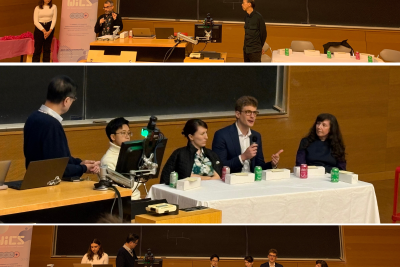 collage of pics from panel discussion