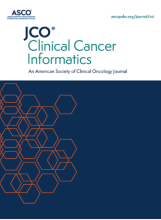 JCO Clinical Cancer Informatics cover page